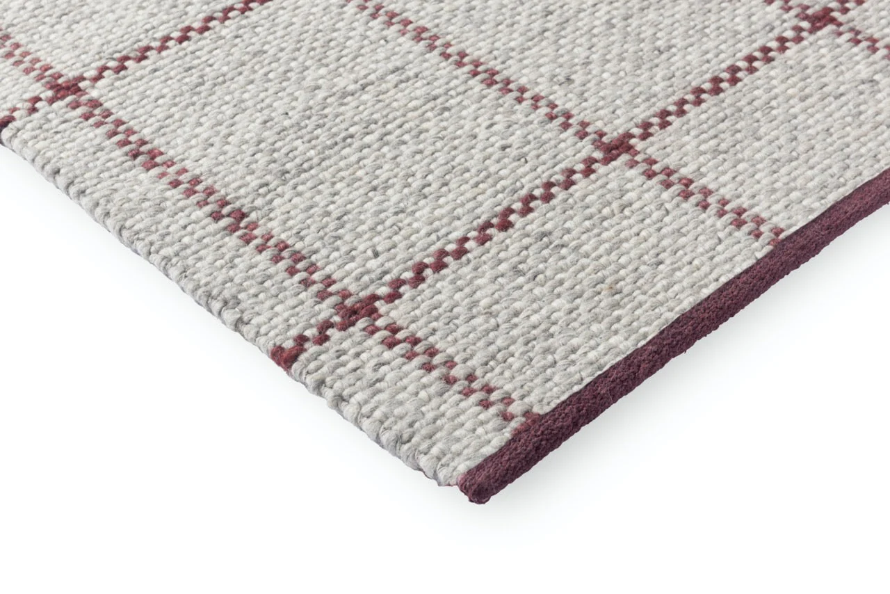 Brink & Campman Craft Matter Check Ash Stone Red 049100 - Image 3