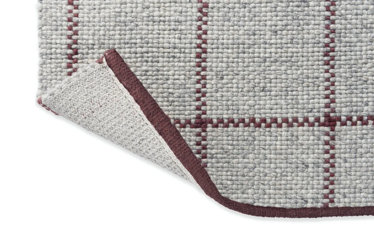Brink & Campman Craft Matter Check Ash Stone Red 049100 - Image 4