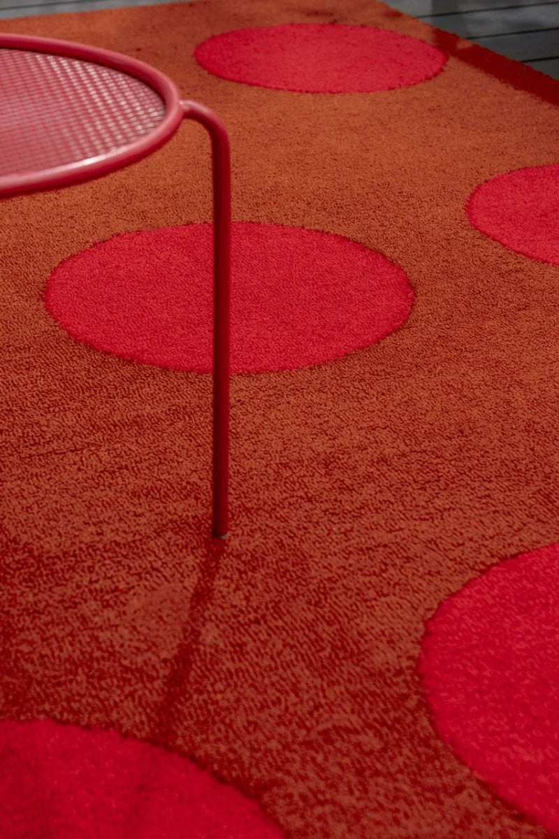 Brink & Campman Festival Dots Olive Red 495800 - Image 3