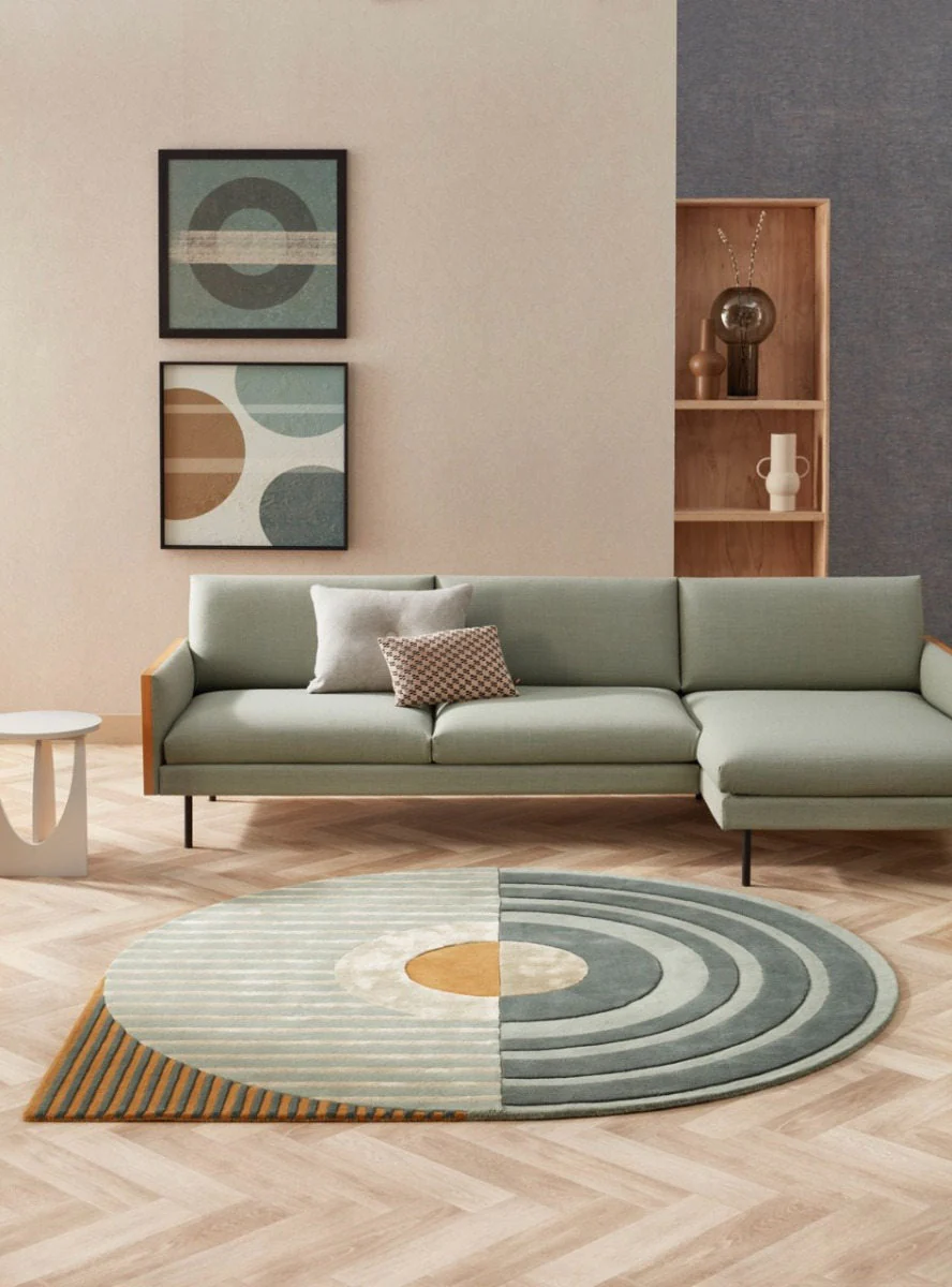 Brinker Carpets Fano Girare Green - Image 2