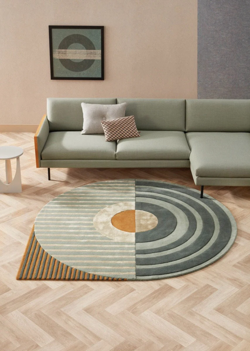 Brinker Carpets Fano Girare Green - Image 3