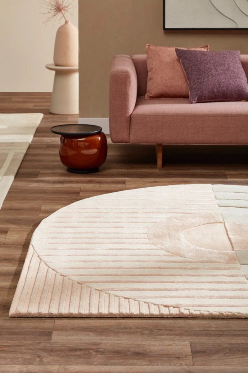 Brinker Carpets Fano Girare White Beige - Image 4