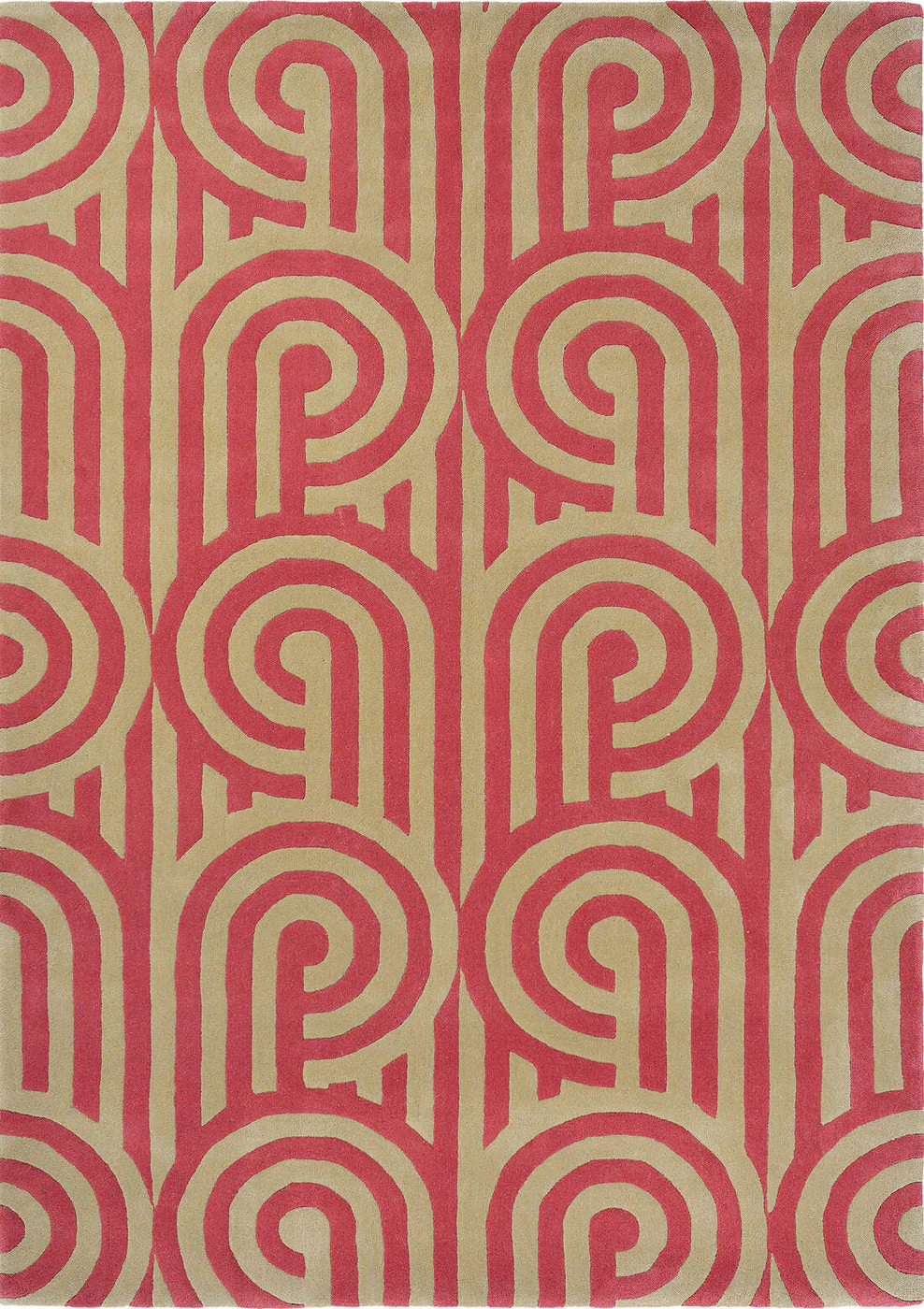 Florence Broadhurst Turnabouts Claret 039200 - Image 2