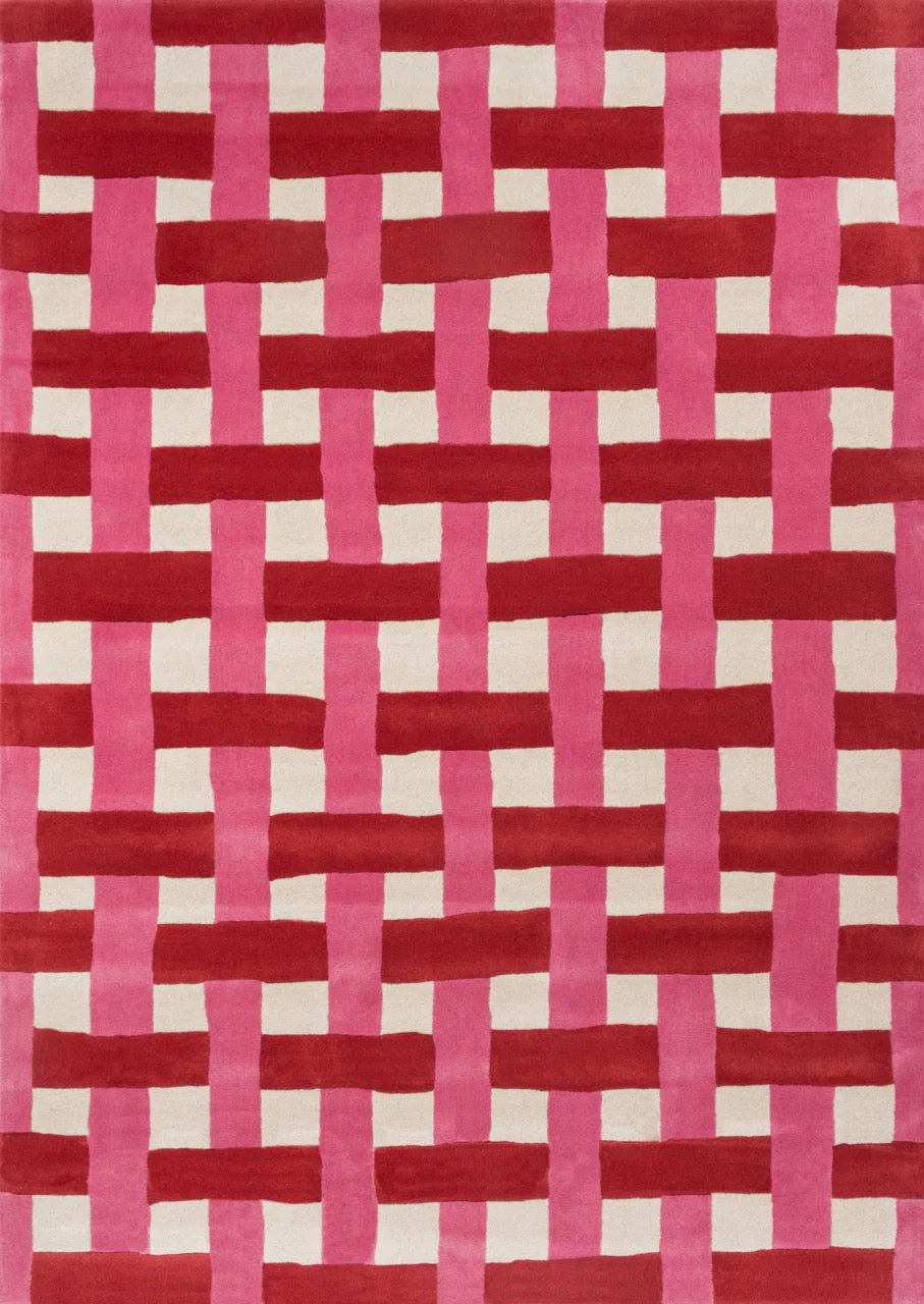 Harlequin Basketweave Coral Rose 144102 - Image 10