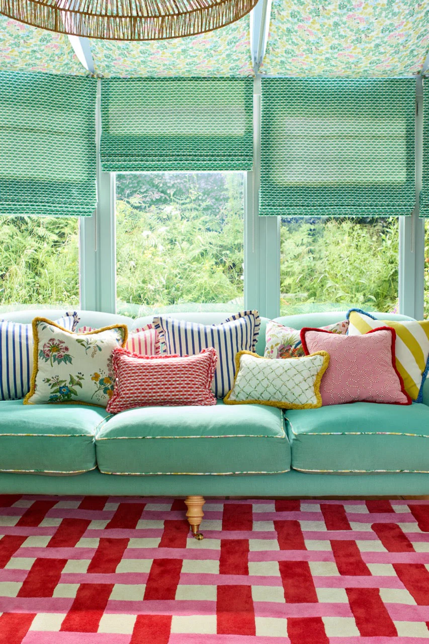 Harlequin Basketweave Coral Rose 144102 - Image 3