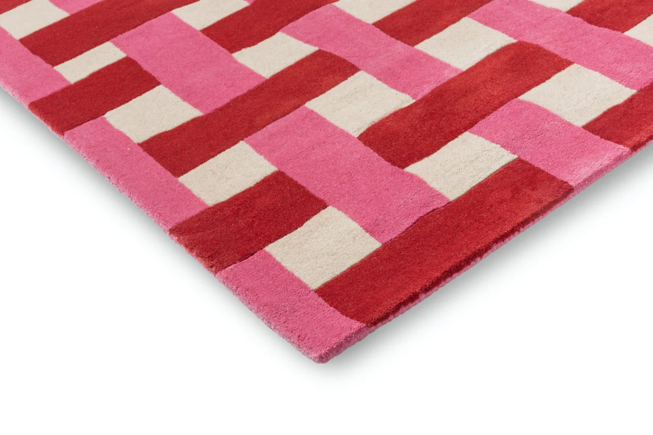 Harlequin Basketweave Coral Rose 144102 - Image 5