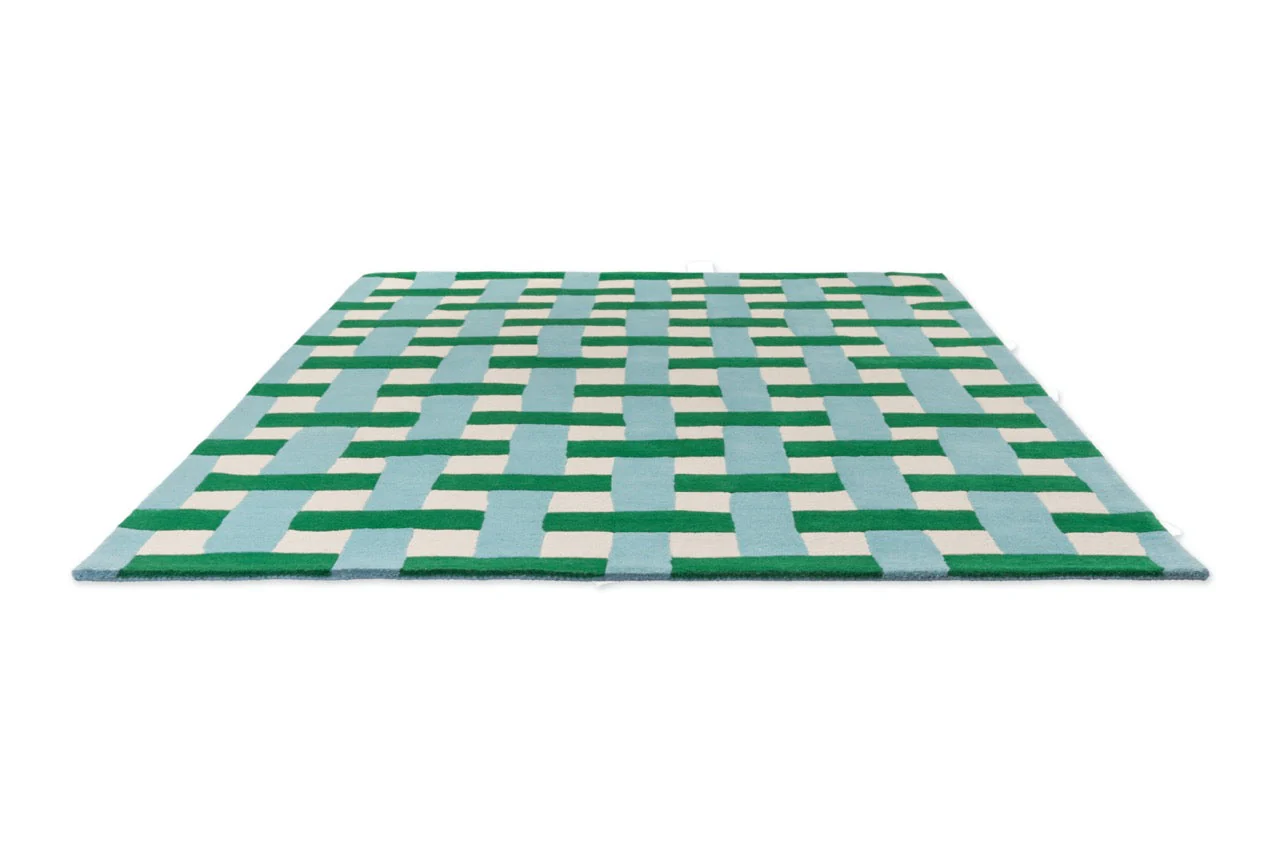 Harlequin Basketweave Emerald Aquamarine 144107 - Image 5