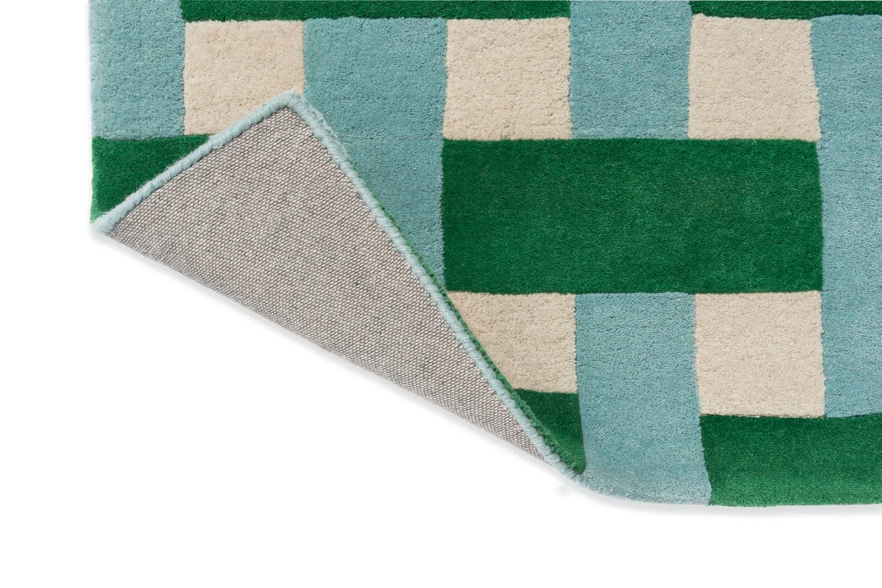 Harlequin Basketweave Emerald Aquamarine 144107 - Image 7