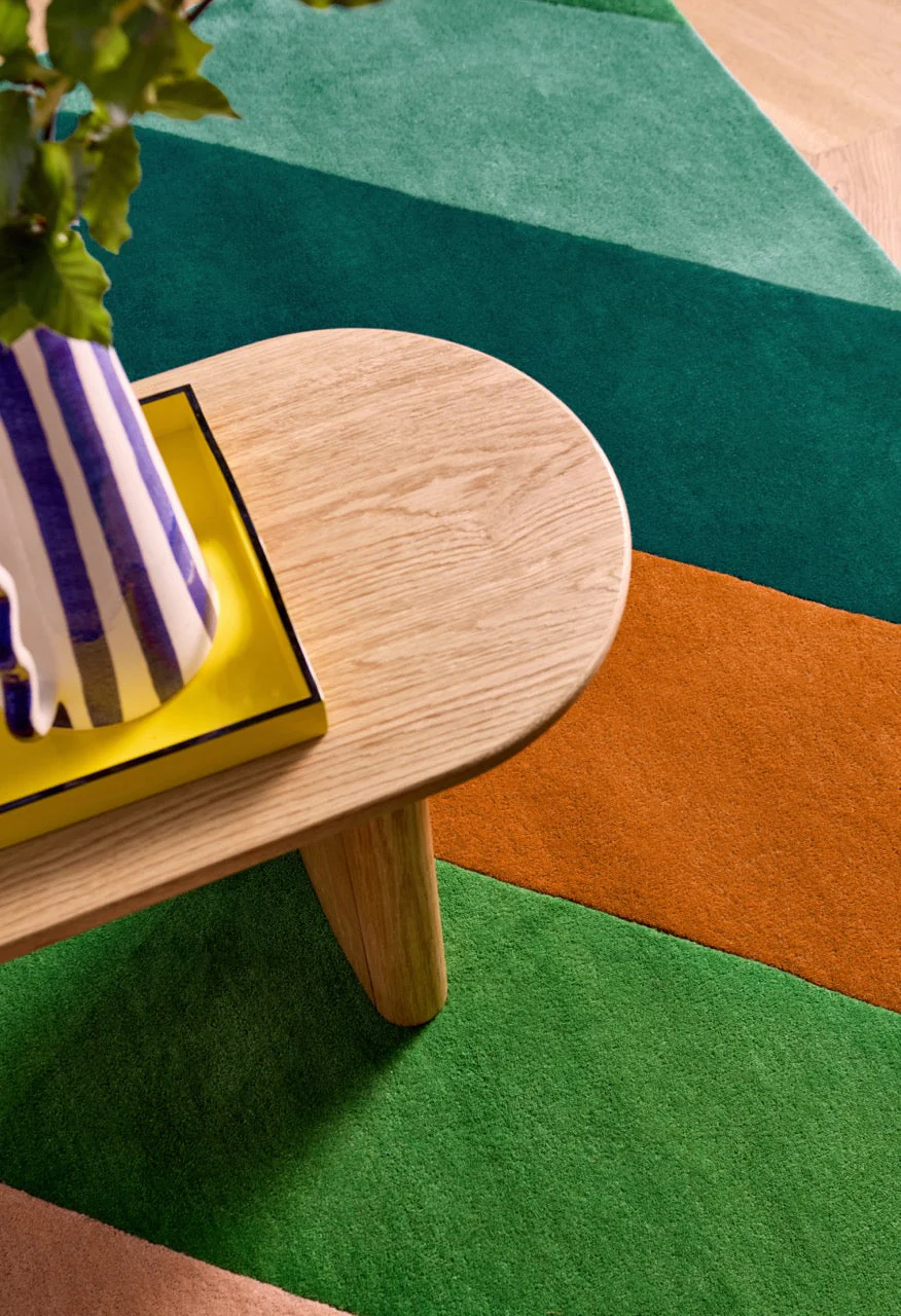 Harlequin Sherbet Stripe Emeral Amber 144417 - Image 3