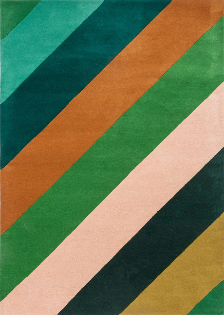 Harlequin Sherbet Stripe Emeral Amber 144417 - Image 8