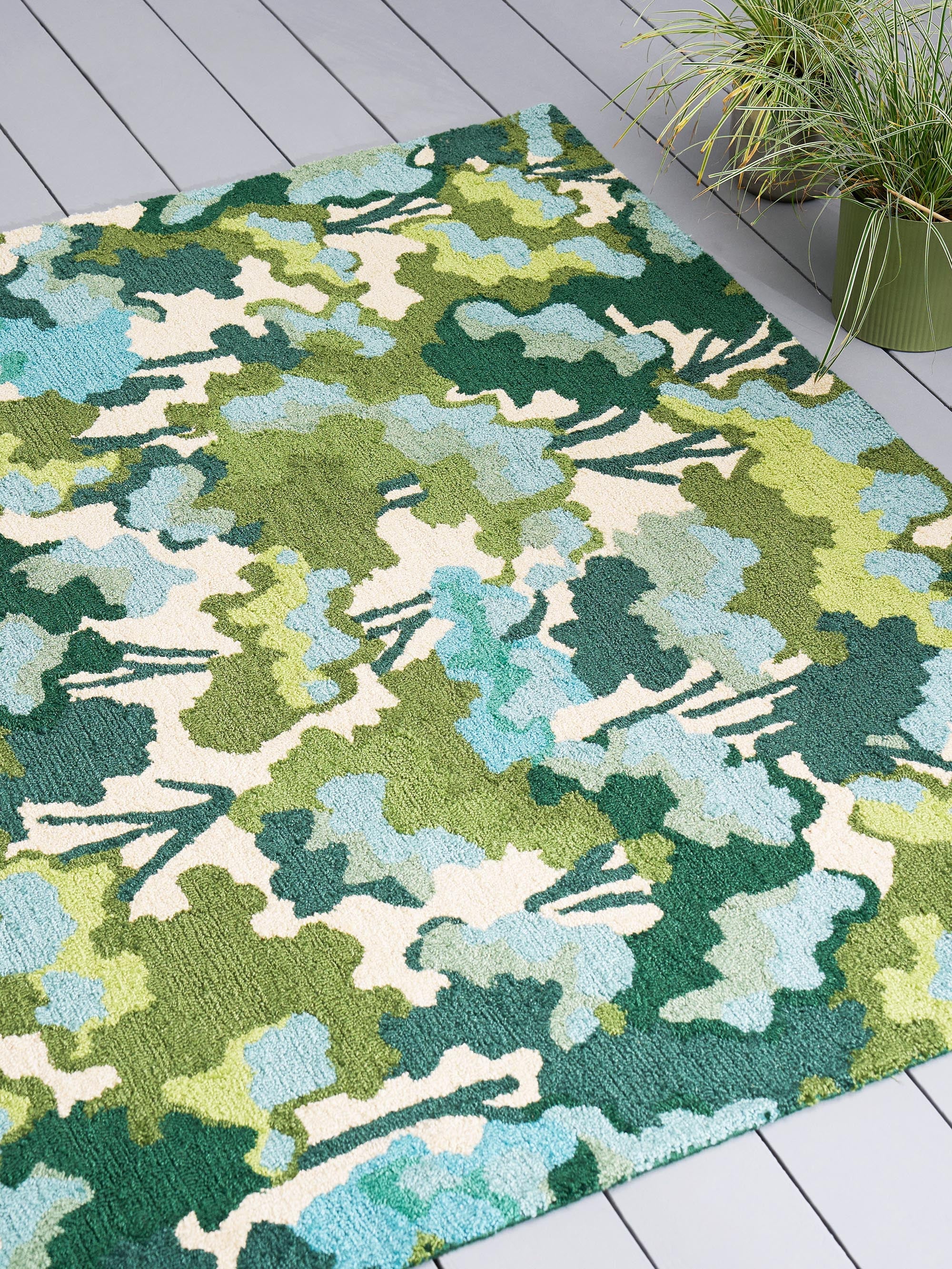 Harlequin Tree Tops Green 443807 - Image 3