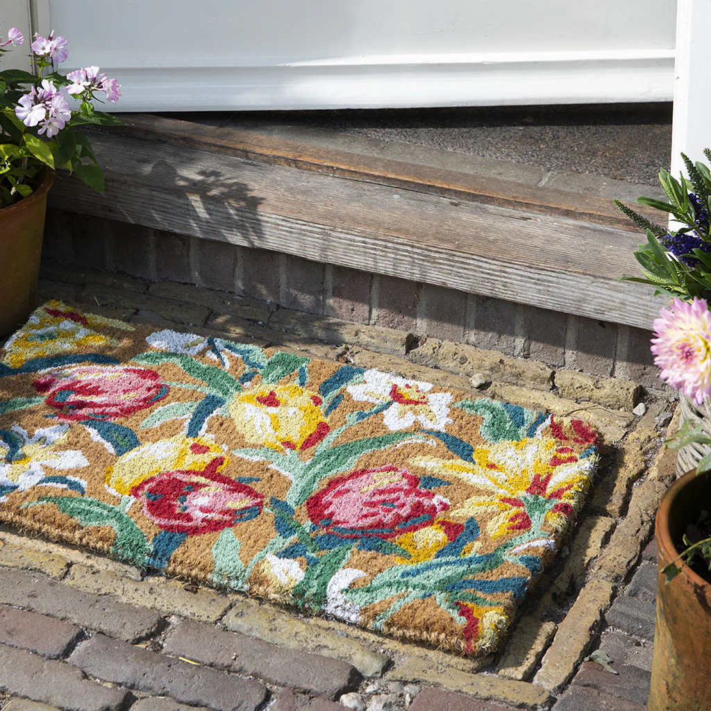 Laura Ashley Doormat Tulips China Blue 82218 - Image 3