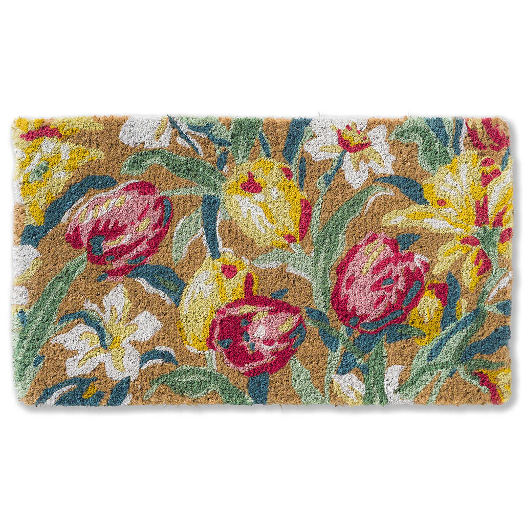 Laura Ashley Doormat Tulips China Blue 82218 - Image 4