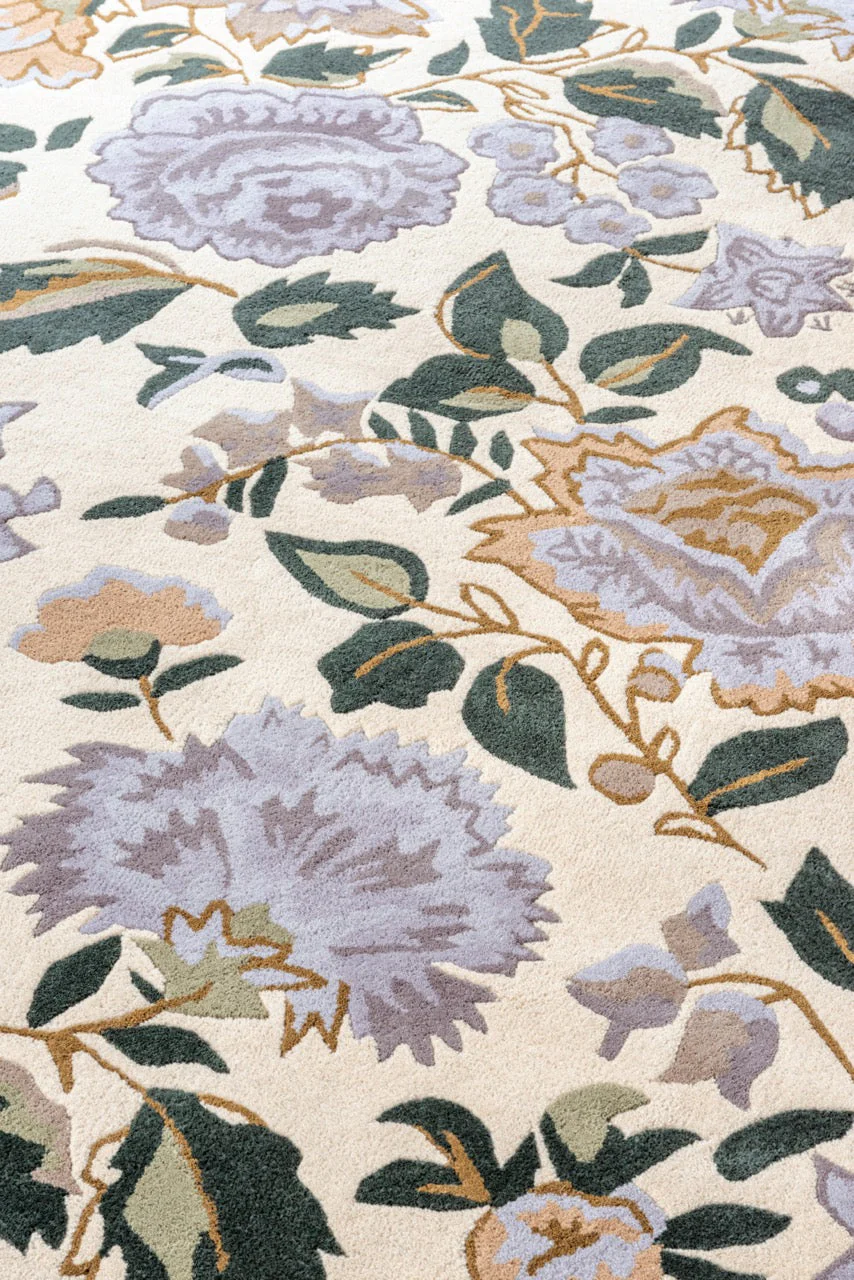 Laura Ashley Wendling Floral Heather Purple 083104 - Image 9