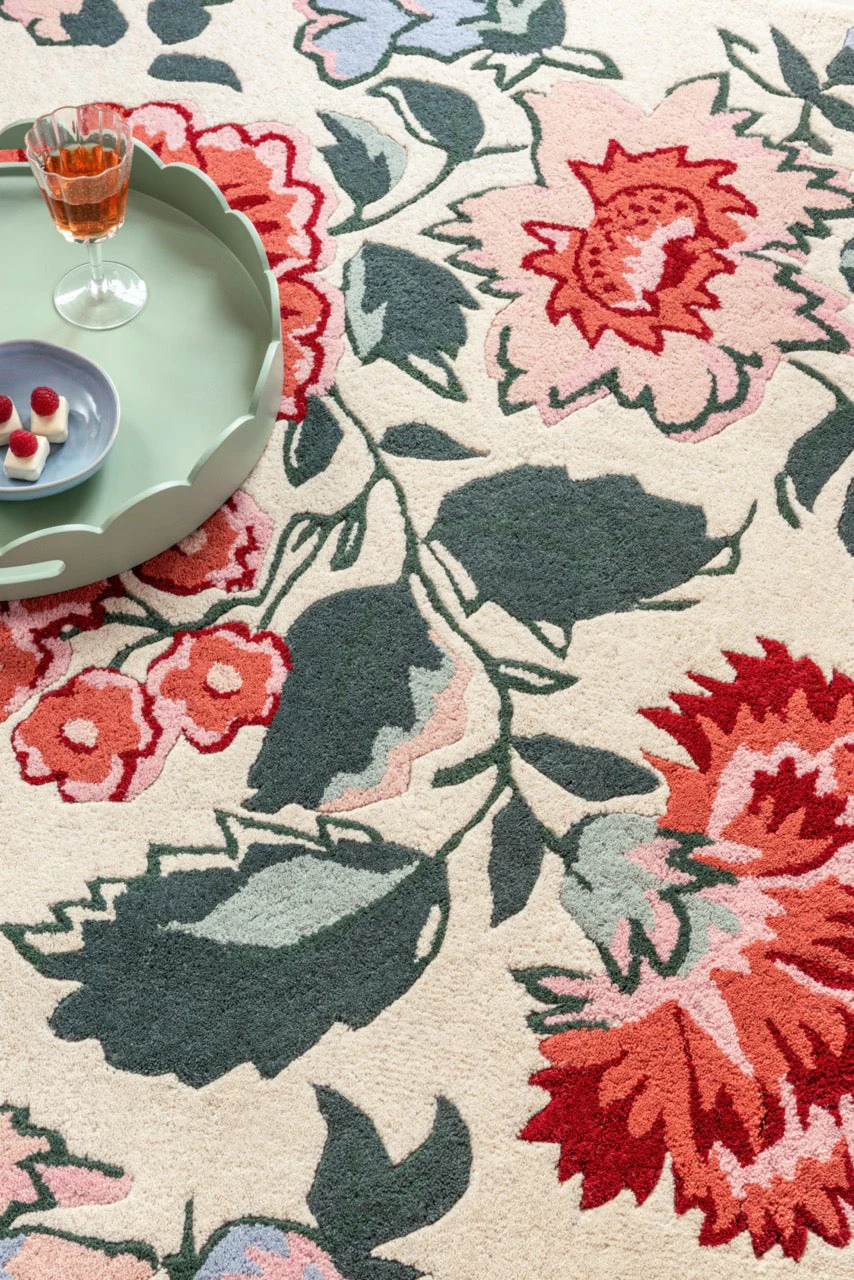 Laura Ashley Wendling Floral Poppy Red 083100 - Image 6