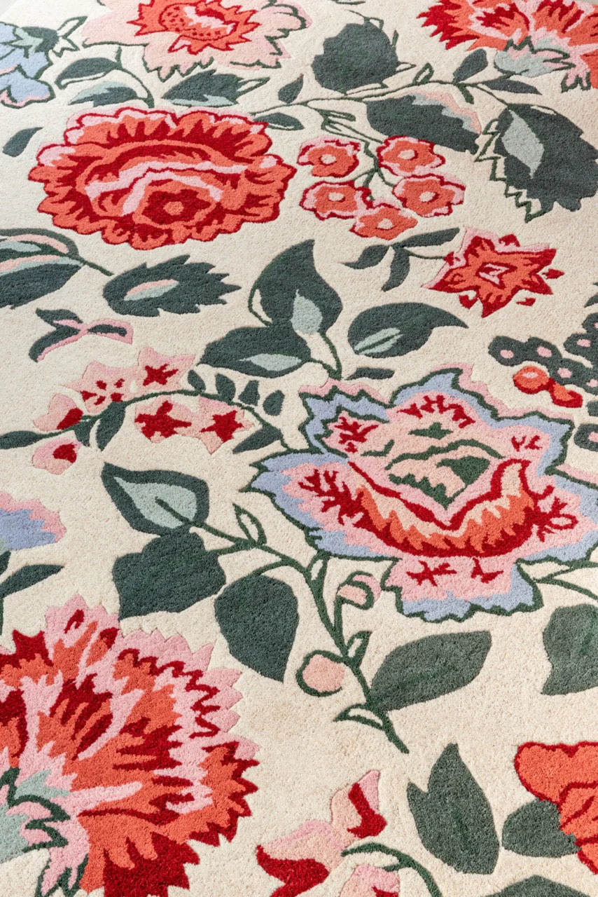 Laura Ashley Wendling Floral Poppy Red 083100 - Image 8
