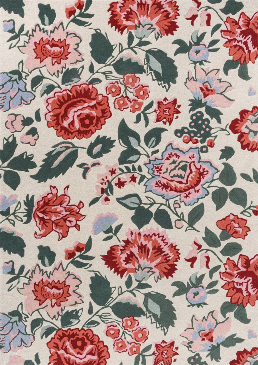 Laura Ashley Wendling Floral Poppy Red 083100 - Image 9