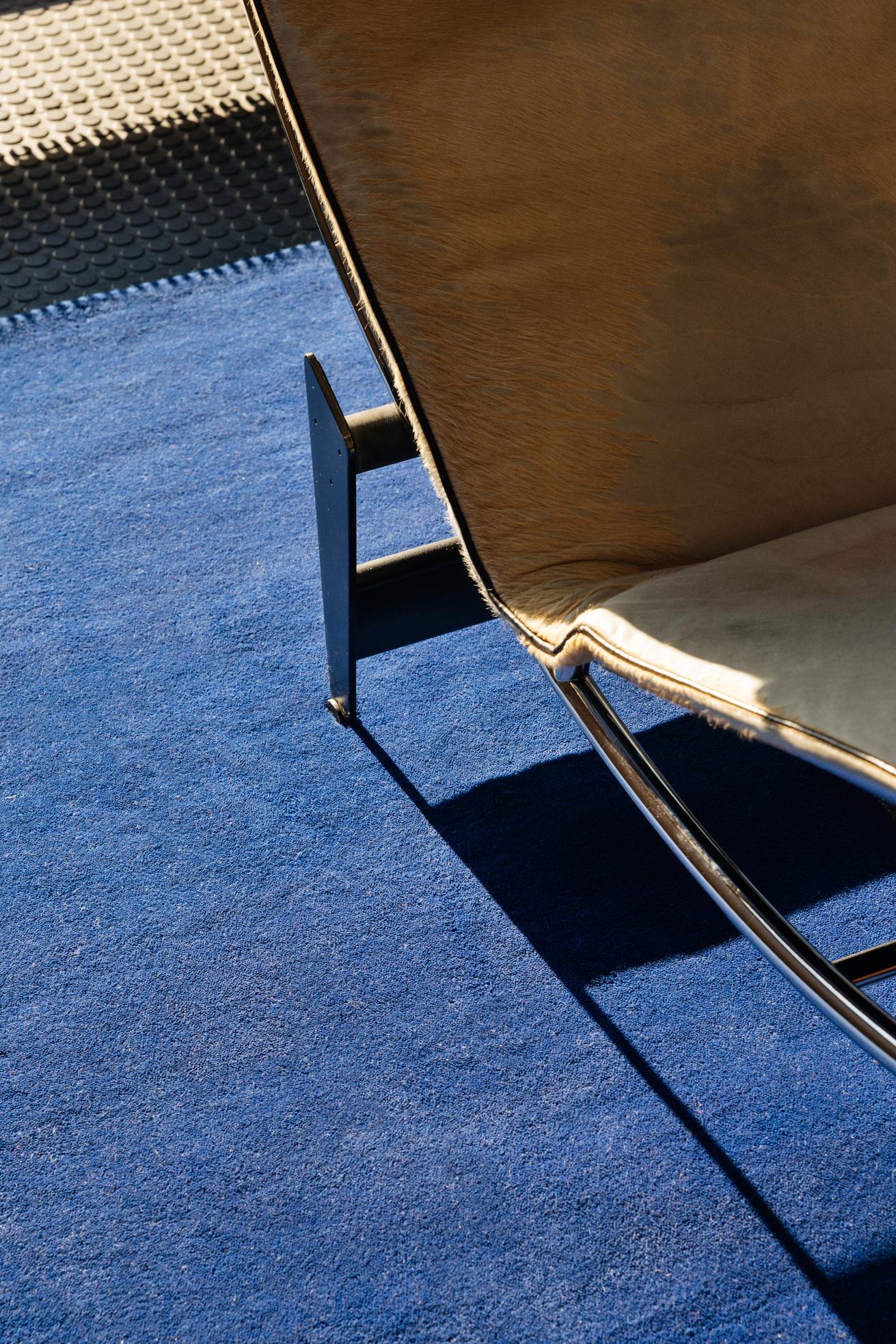 Layered Solid Wool Blue Foncé - Image 3