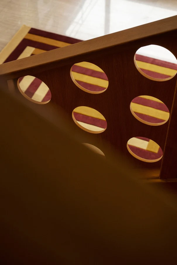 Layered Teklan Labyrinth Mulberry Sand - Image 5
