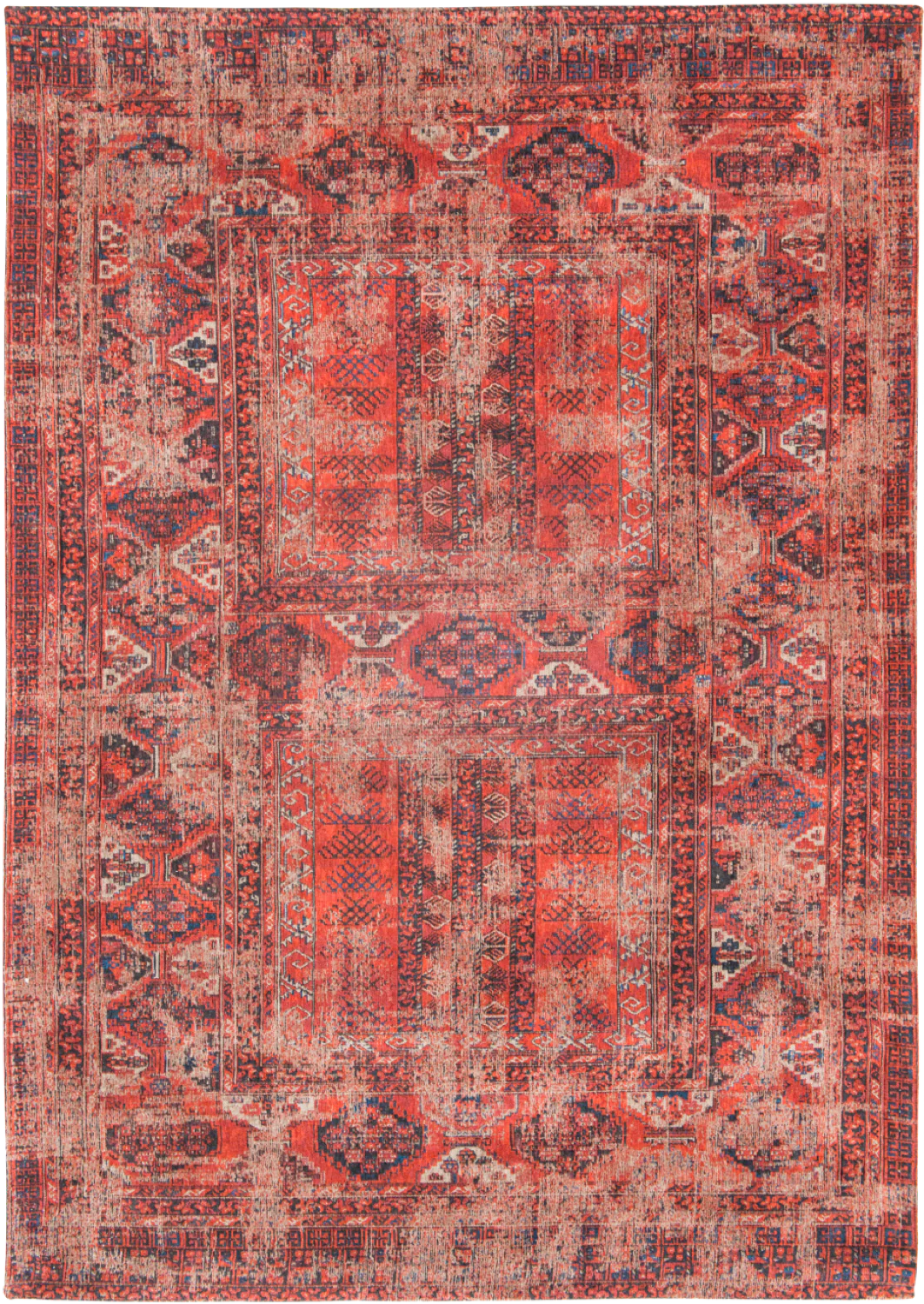 Louis de Poortere Antiquarian Antique Hadschlu 7-8-2 Red 8719 - Image 11