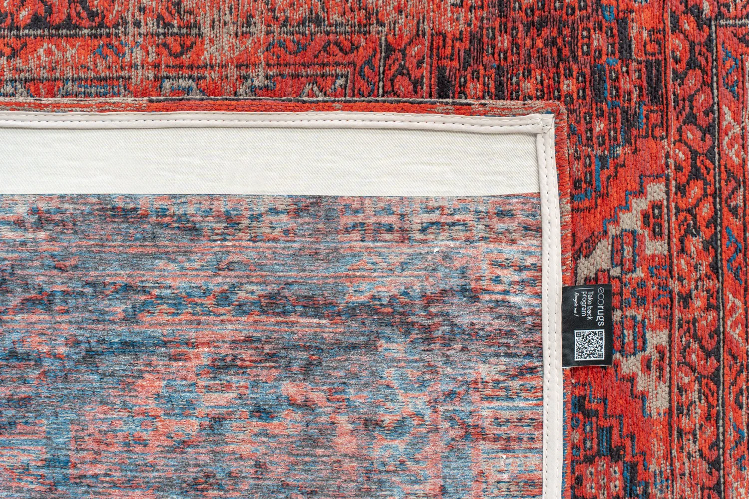 Louis de Poortere Antiquarian Antique Hadschlu 7-8-2 Red 8719 - Image 3