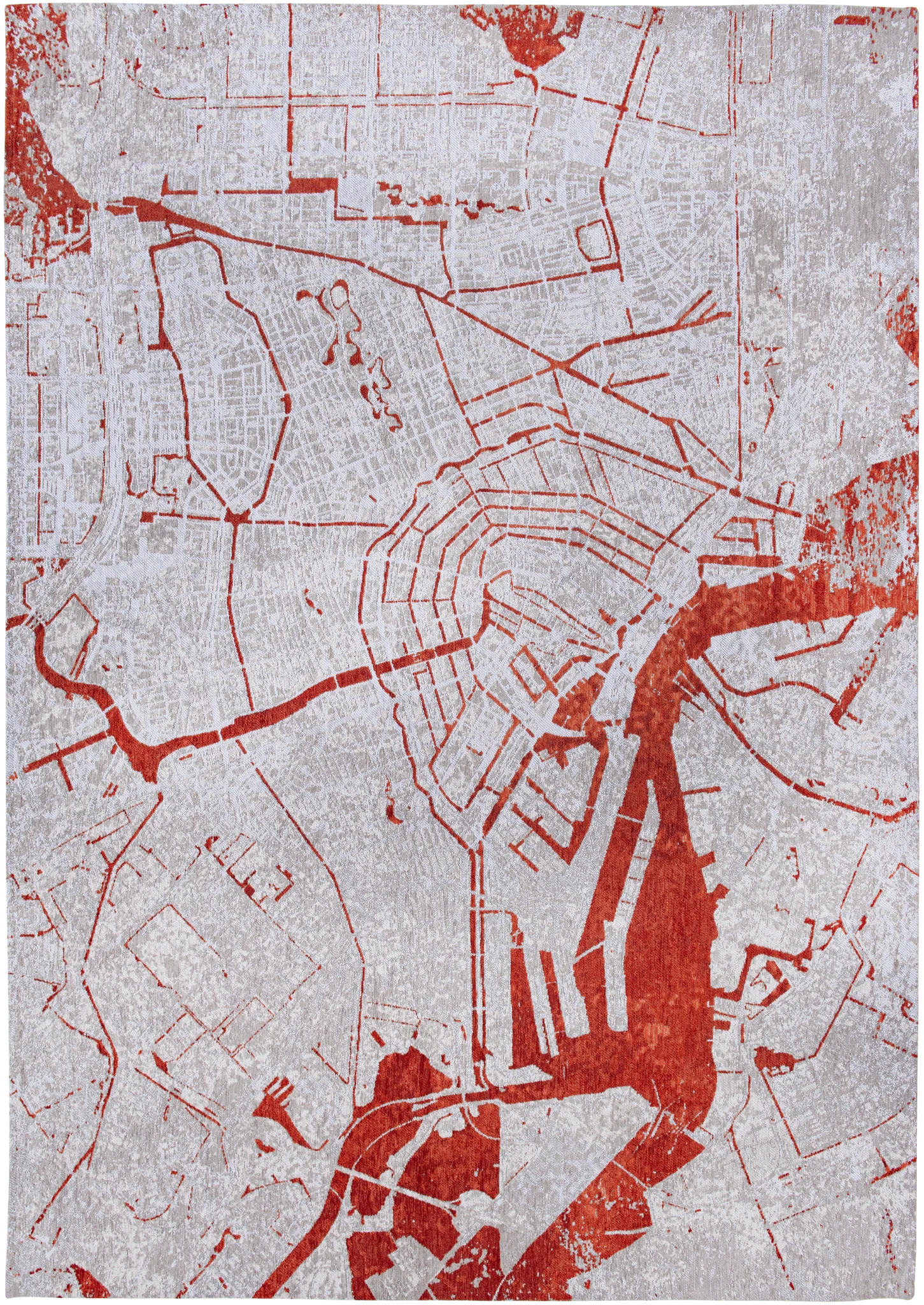 Louis de Poortere Cities Amsterdam Orange Cut 9323 - Image 9