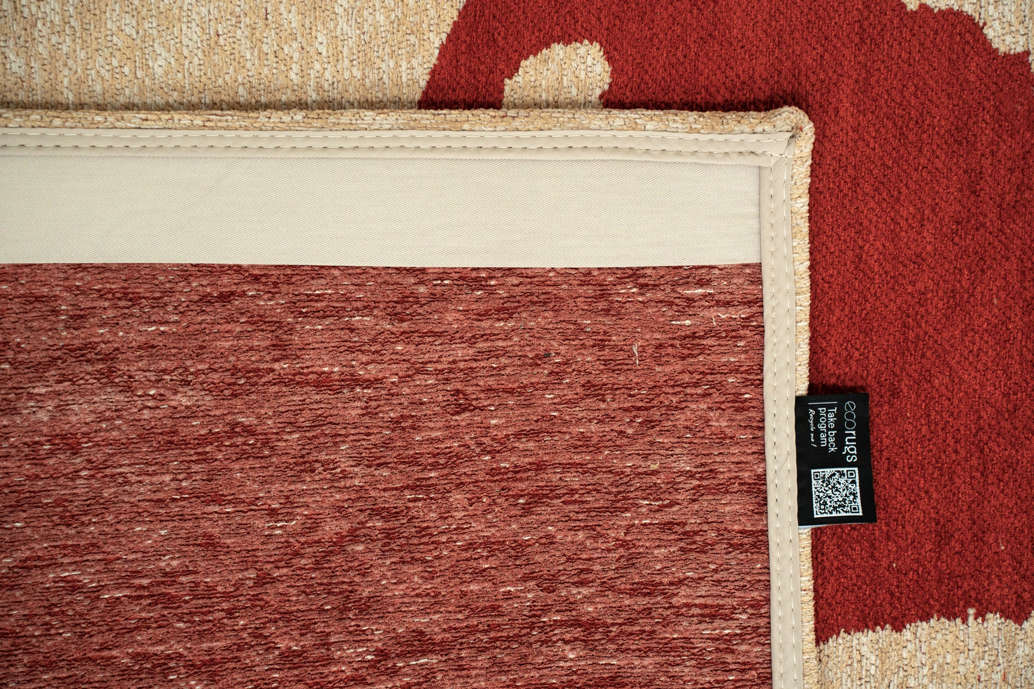 Louis de Poortere Craft Ribbon Imperial Red 9847 - Image 6