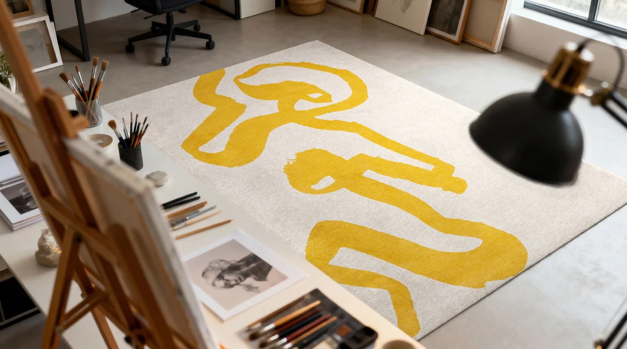 Louis de Poortere Craft Ribbon Pure Yellow 2084 - Image 2