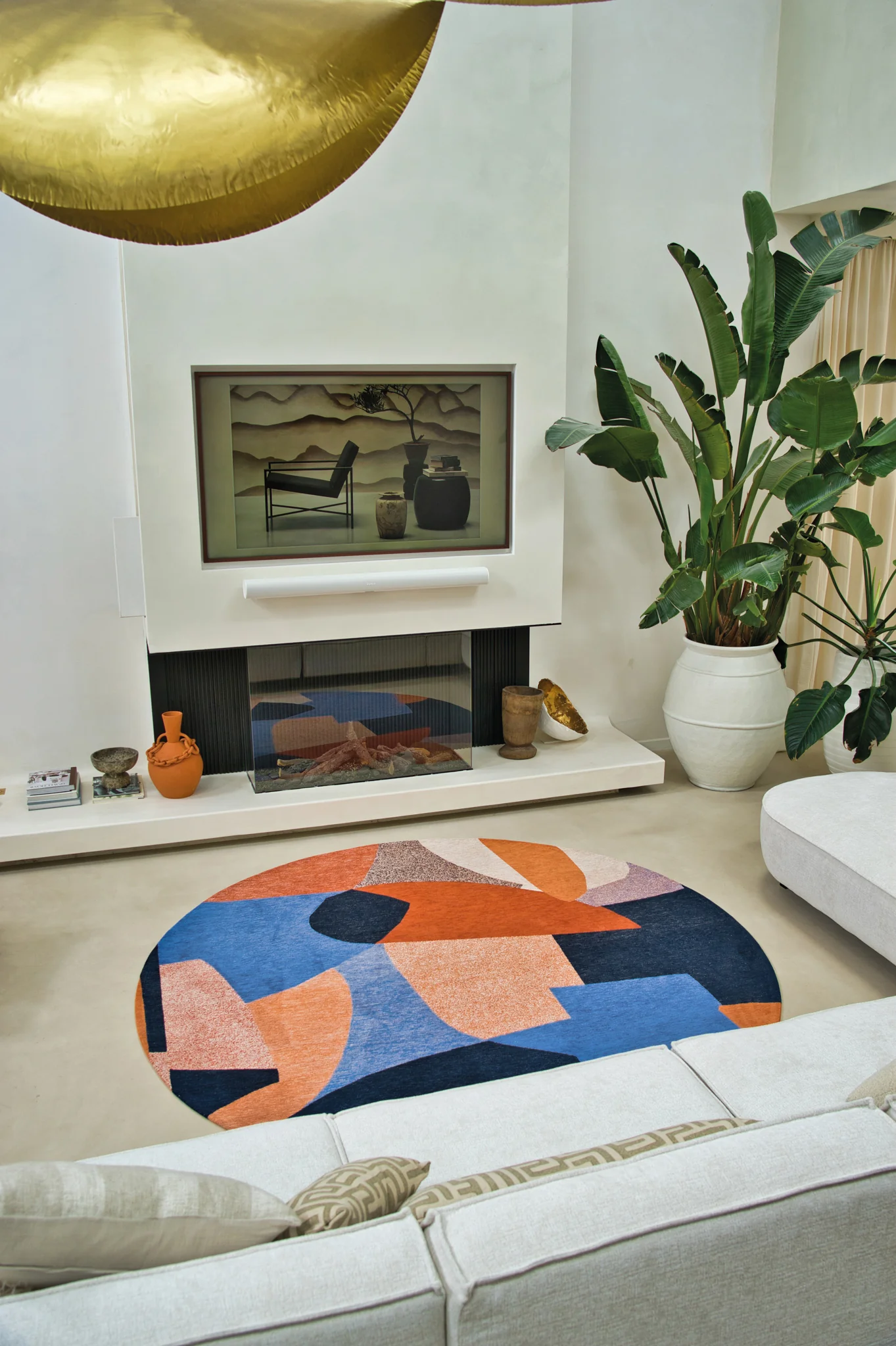 Louis de Poortere Gallery Shapes Round Carpe Diem 9368 - Image 2