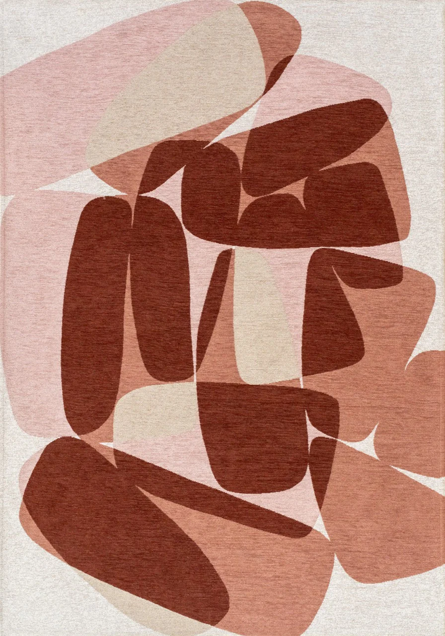 Louis de Poortere Gallery Stones Cherry Mocha 2088 - Image 11