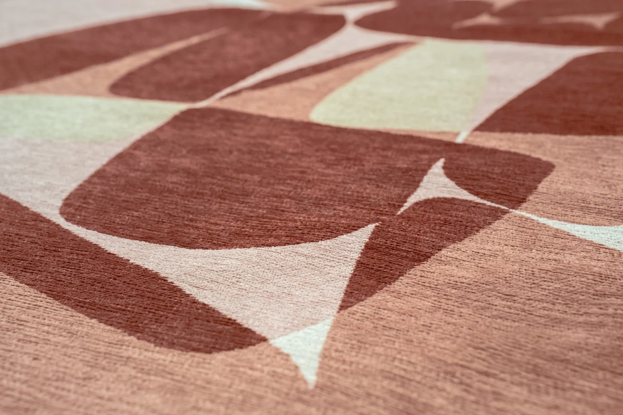 Louis de Poortere Gallery Stones Cherry Mocha 2088 - Image 9