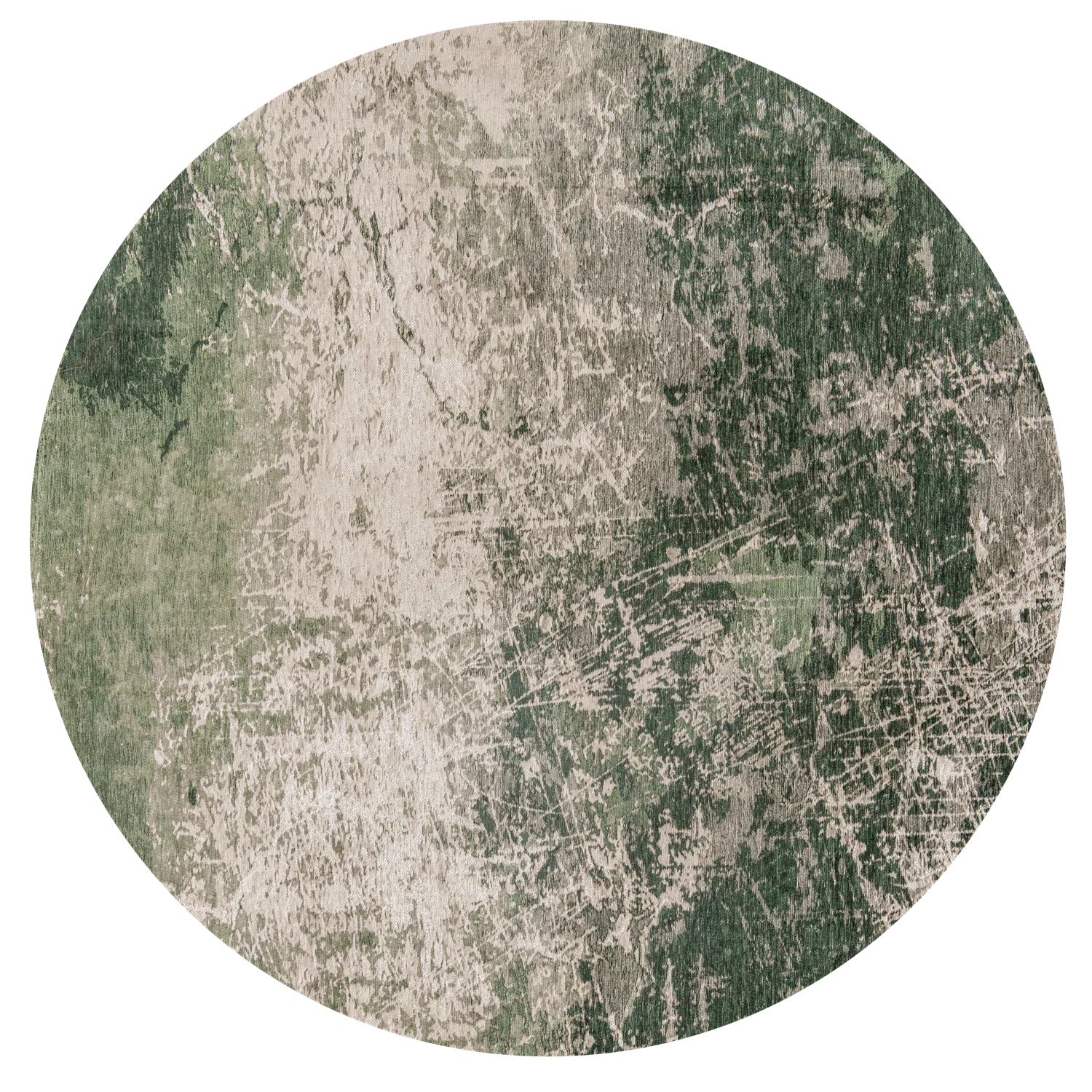 Louis de Poortere Mad Men Cracks Round Dark Pine 8723 - Image 6