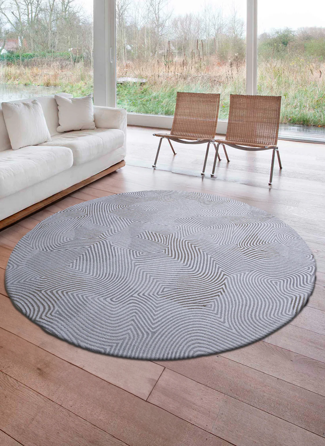Louis de Poortere Meditation Coral Round Oyster White 9228 - Image 2