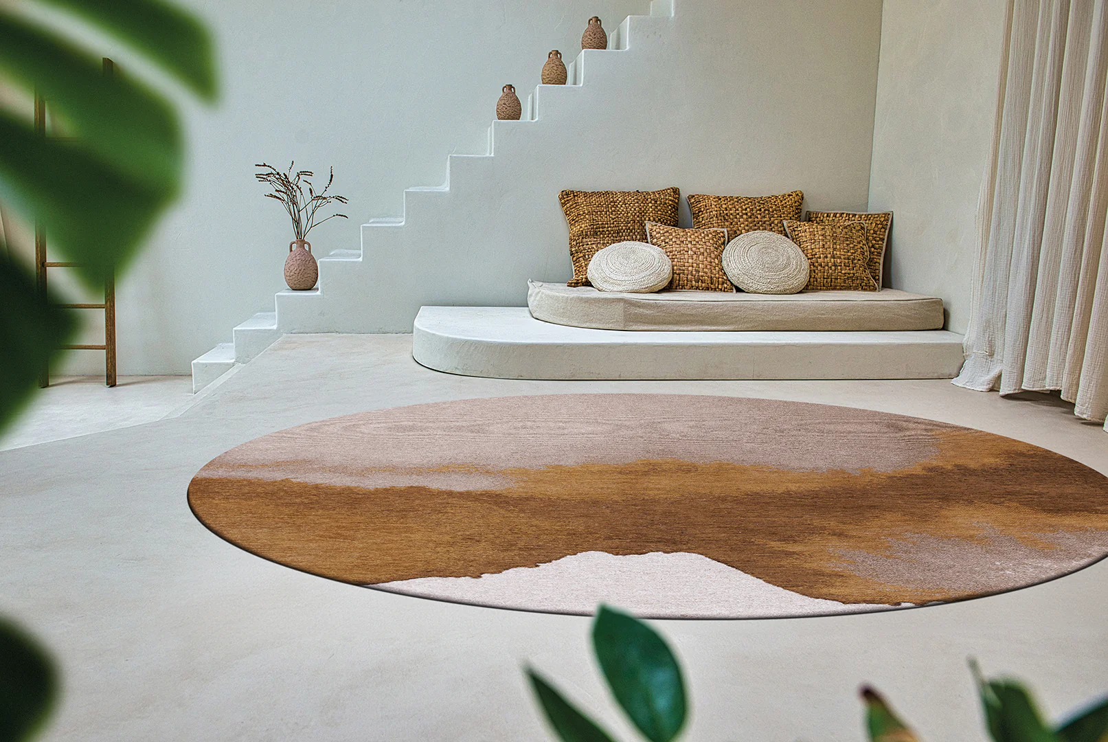 Louis de Poortere Meditation Lagoon Round Chestnut 9326 - Image 2