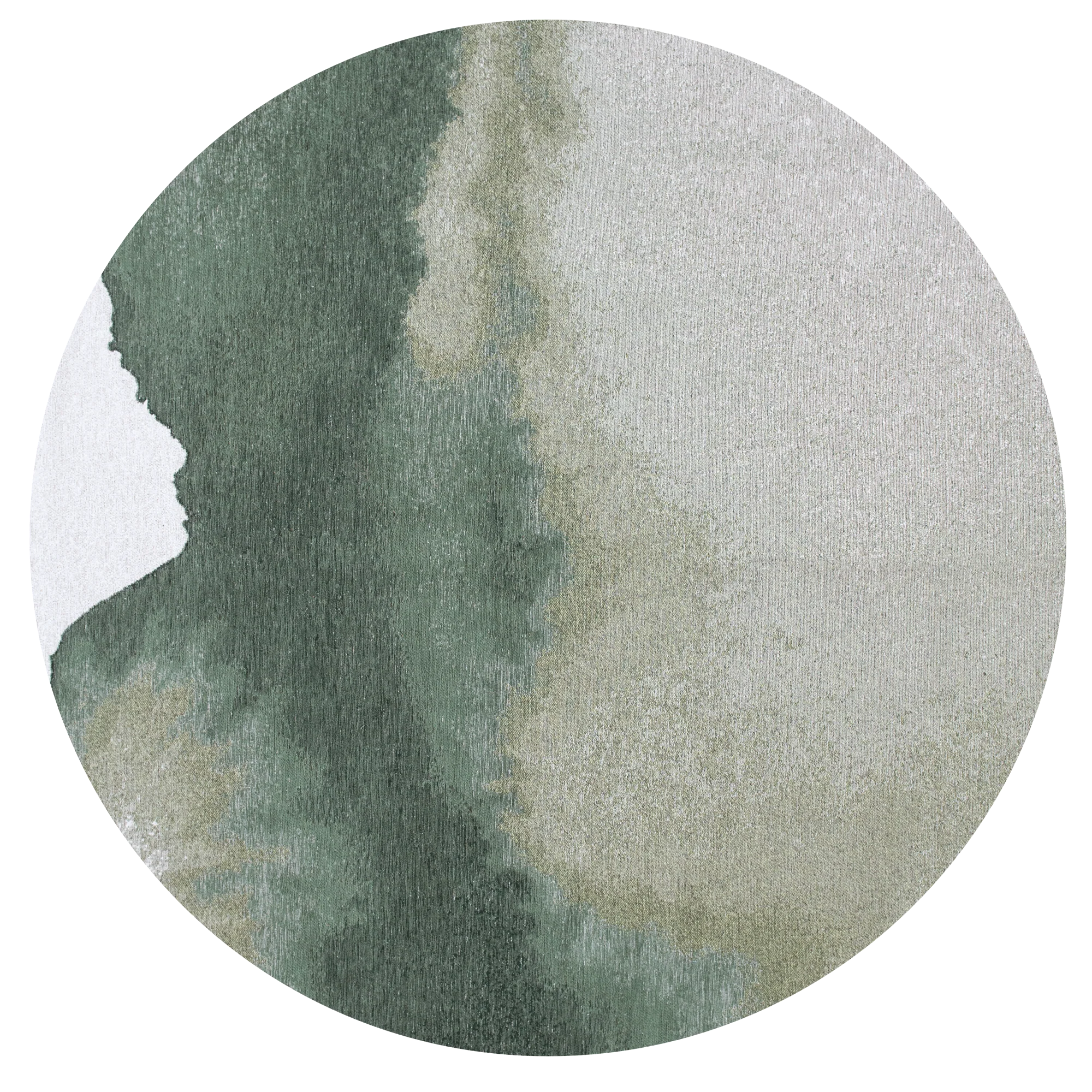 Louis de Poortere Meditation Lagoon Round Palm Green 9331 - Image 6