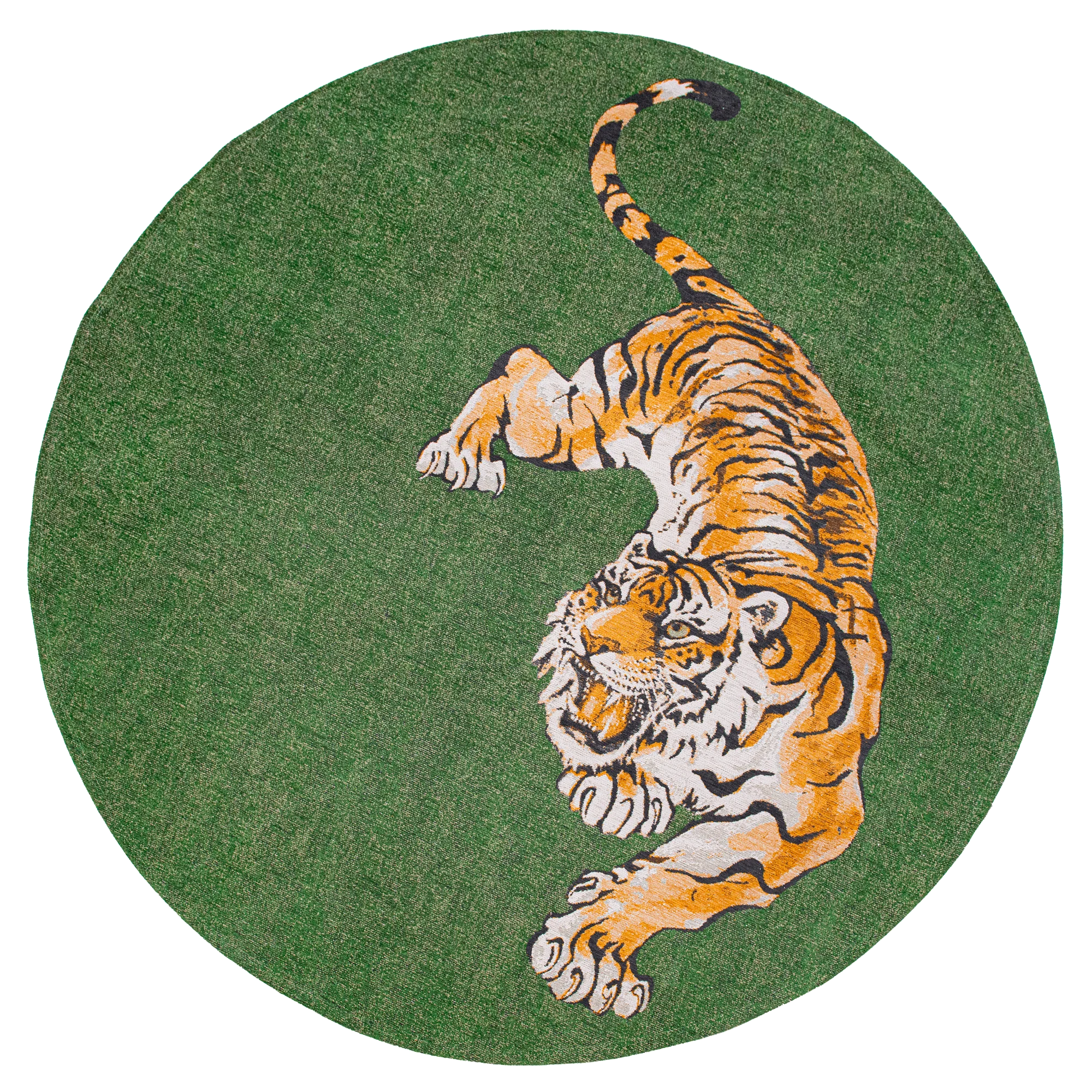 Louis de Poortere Pop Tiger Green On Fire 9388 - Image 3