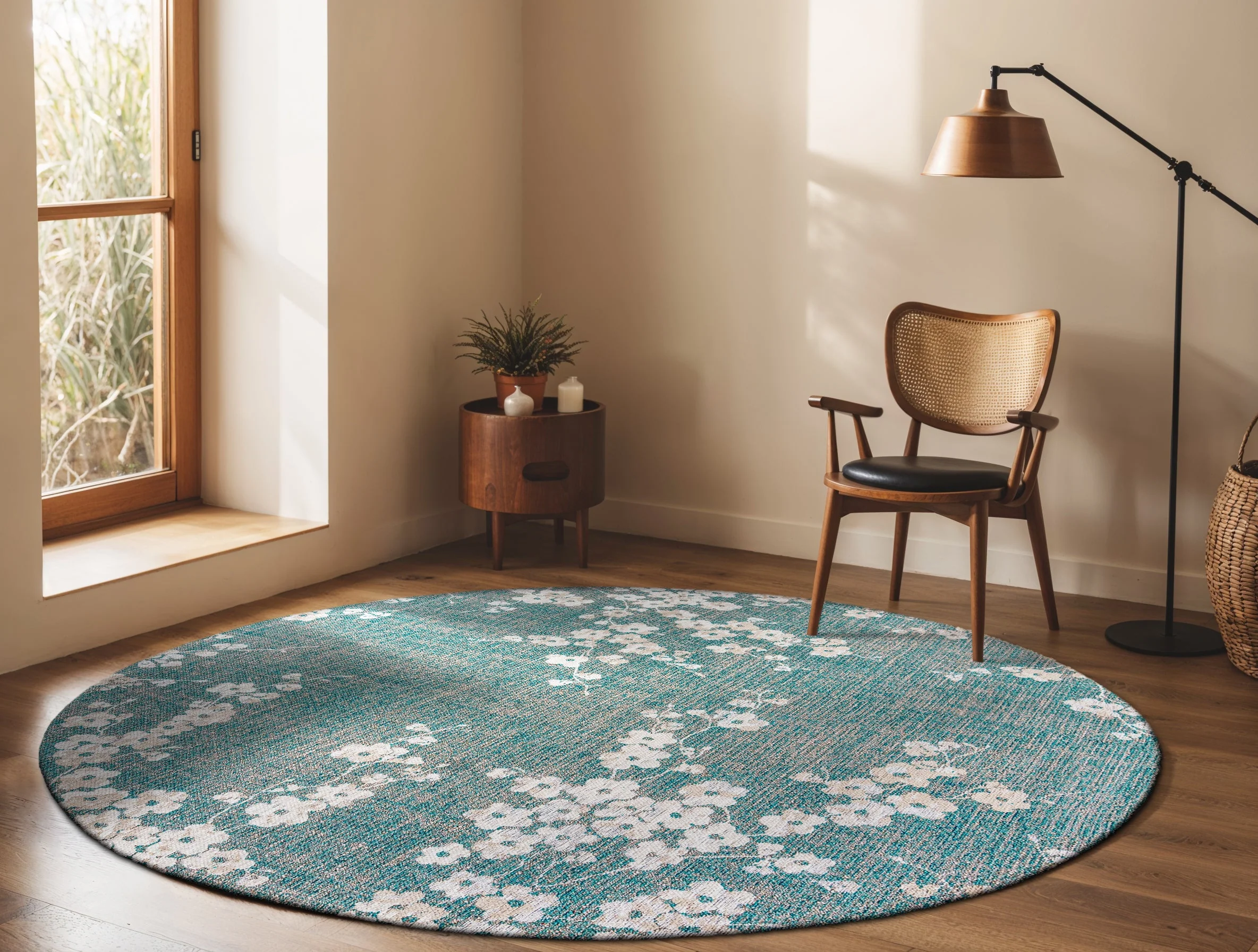 Louis de Poortere Sakura Lake Blue 9850 - Image 3