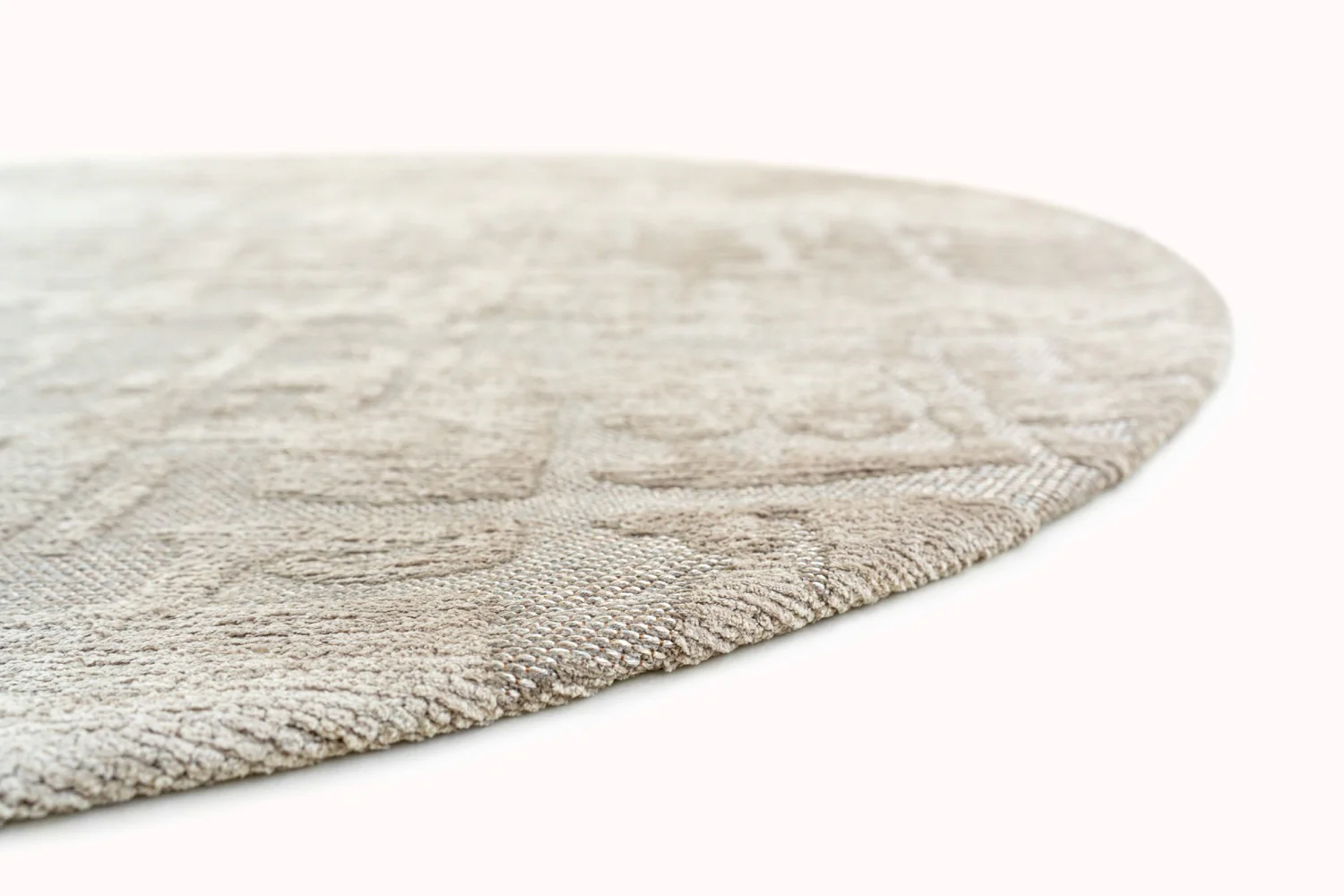 Louis de Poortere Structures Baobab Round Dry Beige 9197 - Image 2