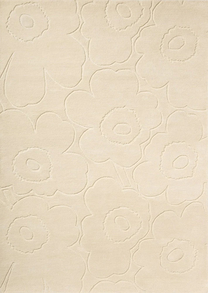 Marimekko Piirto Unikko Natural White 133701 - Image 8