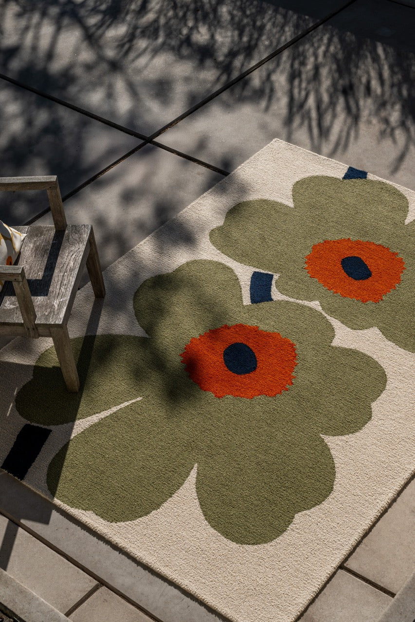 Marimekko Unikko Anniversary Dusty Green 433017 - Image 3