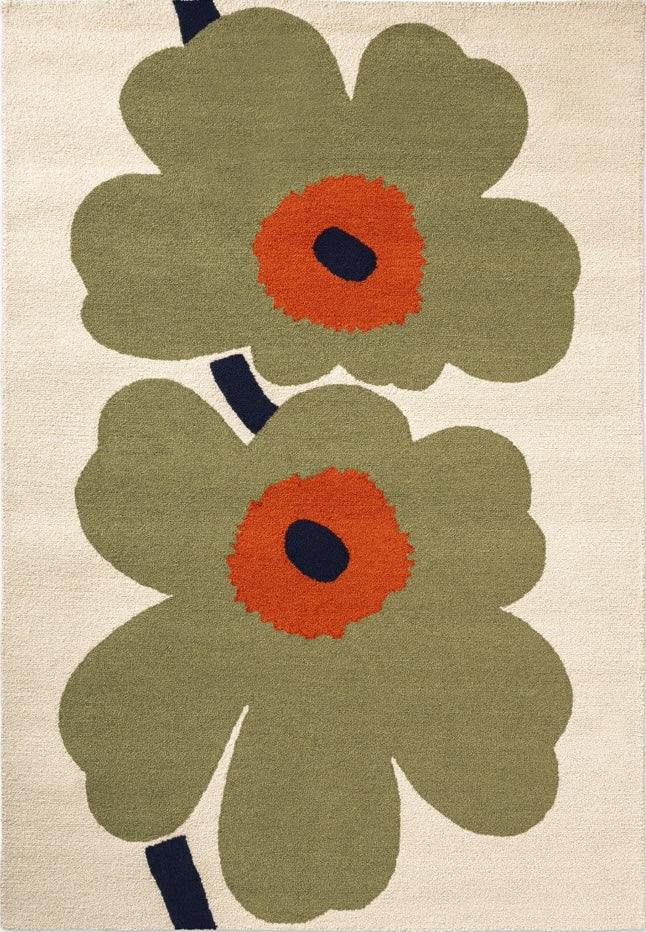 Marimekko Unikko Anniversary Dusty Green 433017 - Image 8