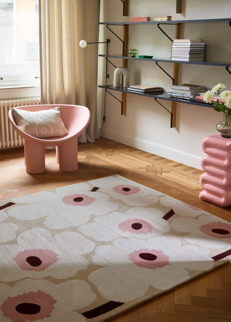 Marimekko Unikko Beige Pink 132402 - Image 2