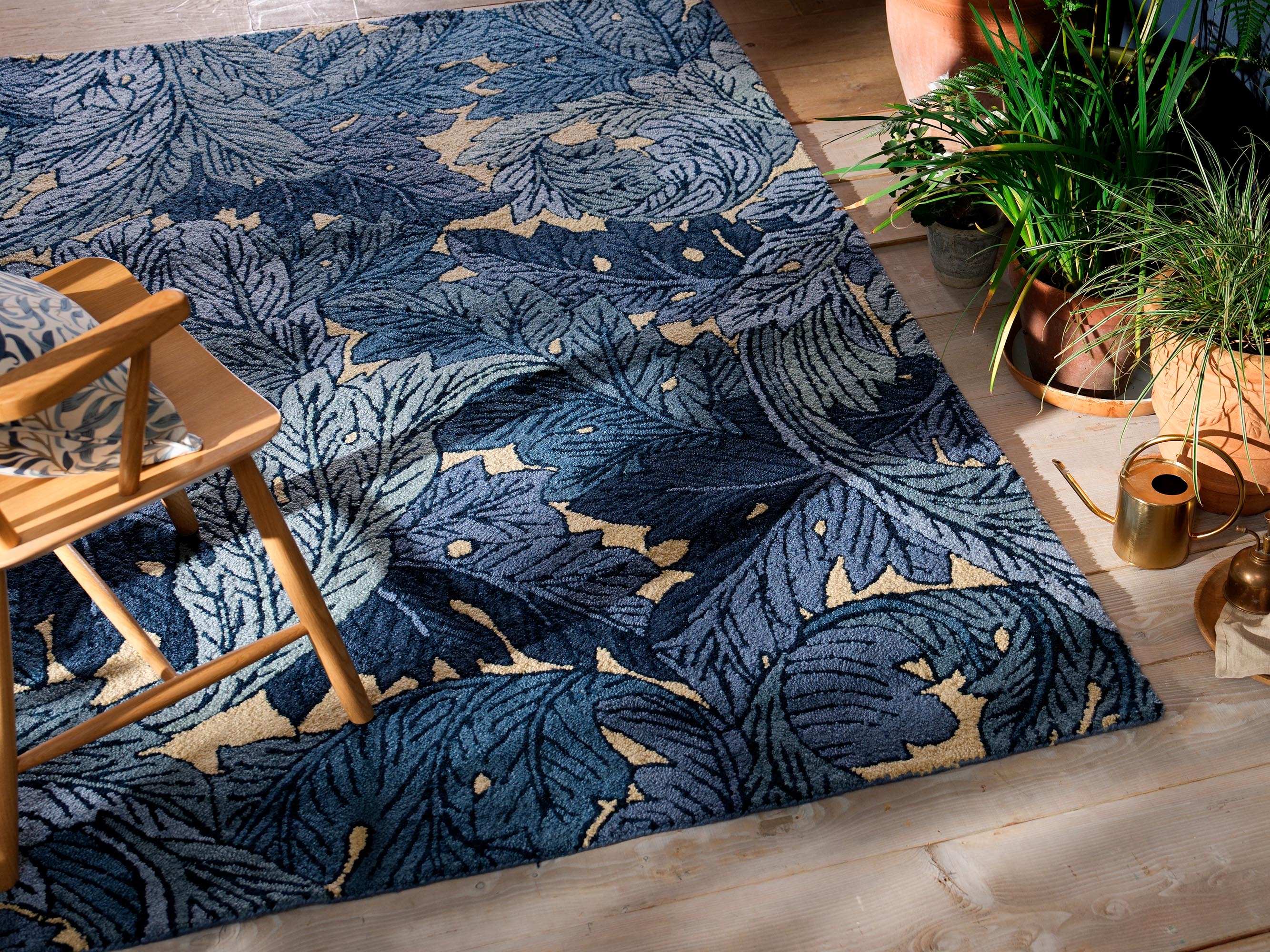 Morris & Co Acanthus Indigo 427318 - Image 3