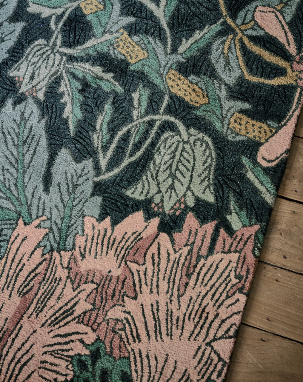 Morris & Co Honeysuckle Tulip Teal 130407 - Image 8