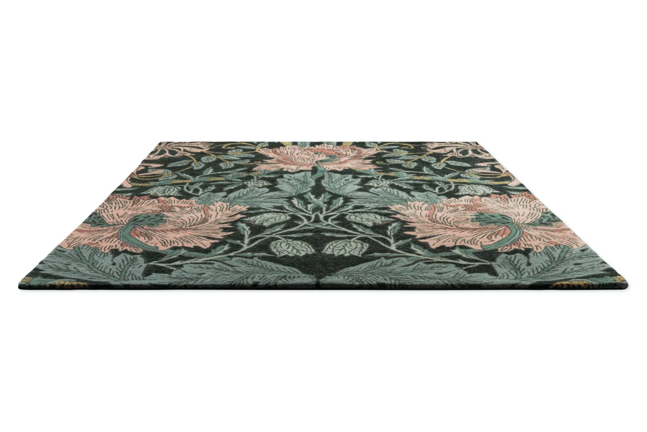 Morris & Co Honeysuckle Tulip Teal 130407 - Image 9