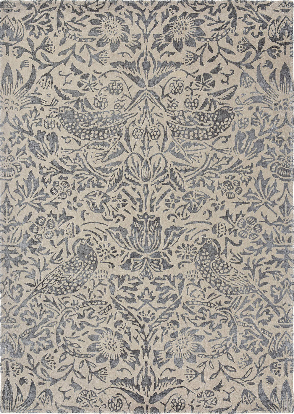 Morris & Co Pure Strawberry Inky Grey 28105 - Image 7