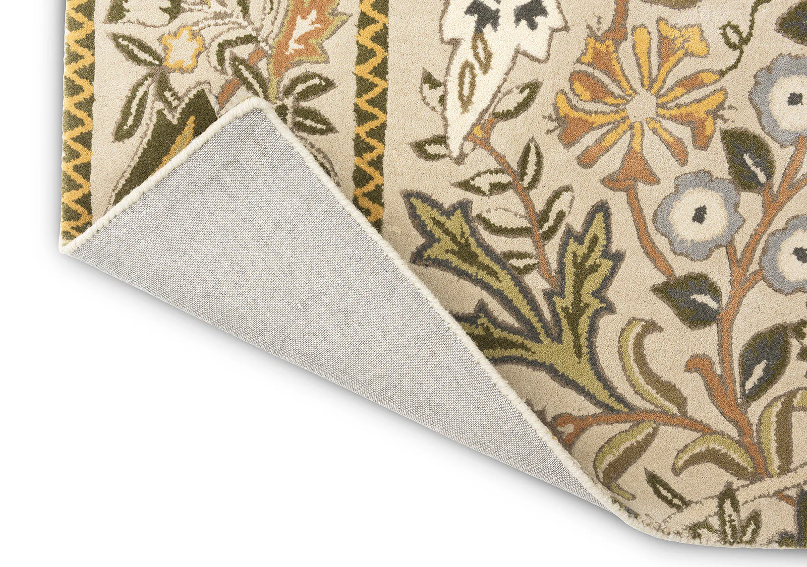 Morris & Co Wilhelmina Linen Mustard 127401 - Image 5