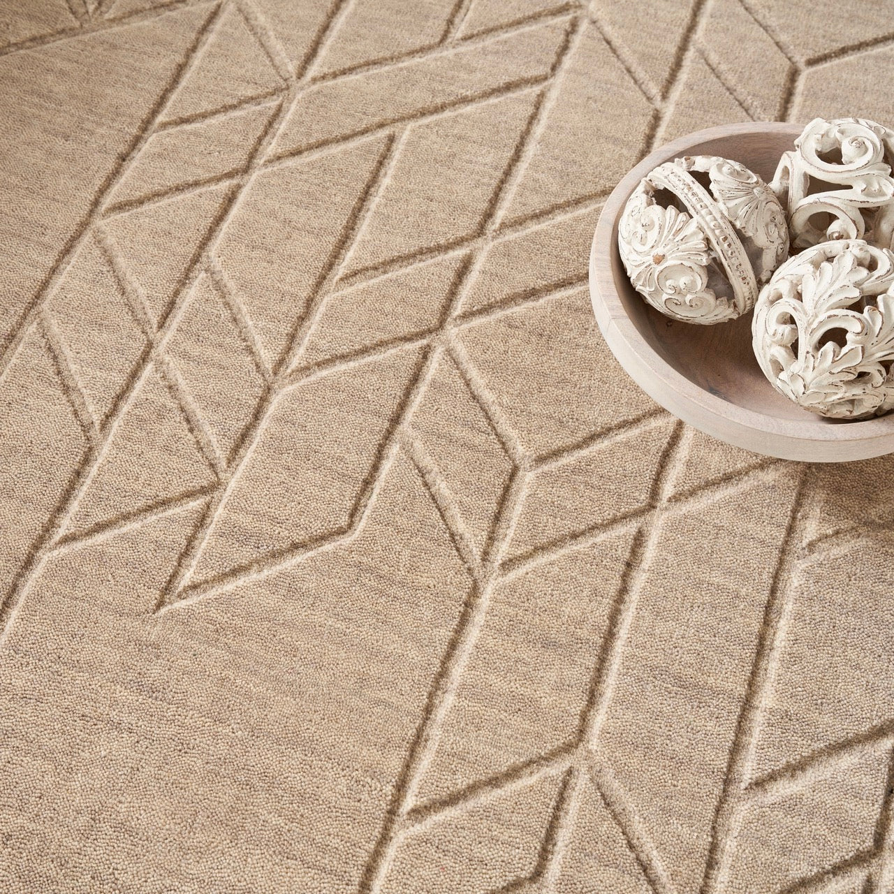 Nourison Alessia Beige ALE01 - Image 6