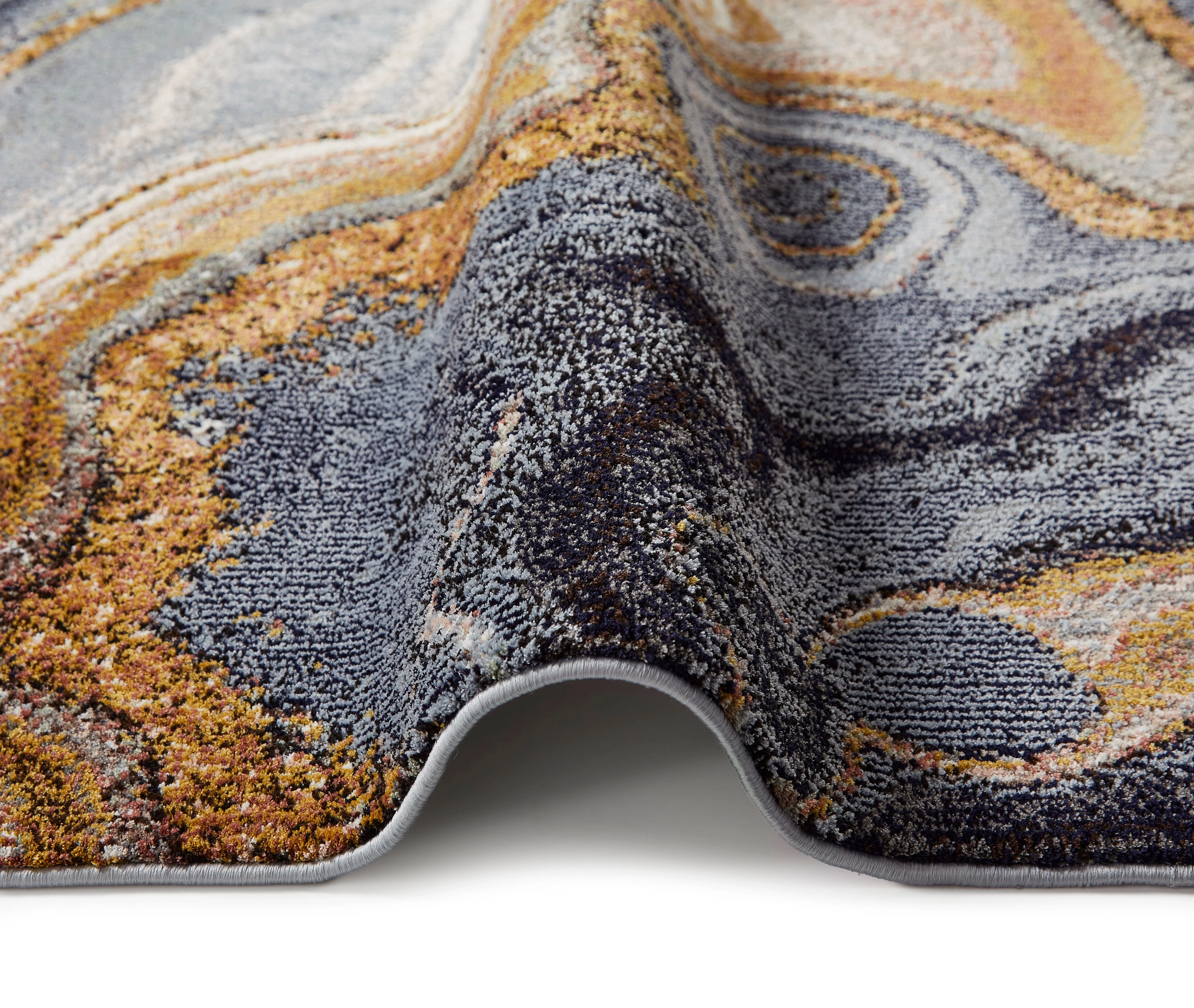 Nourison Amara Blue Bronze AMA107 - Image 4