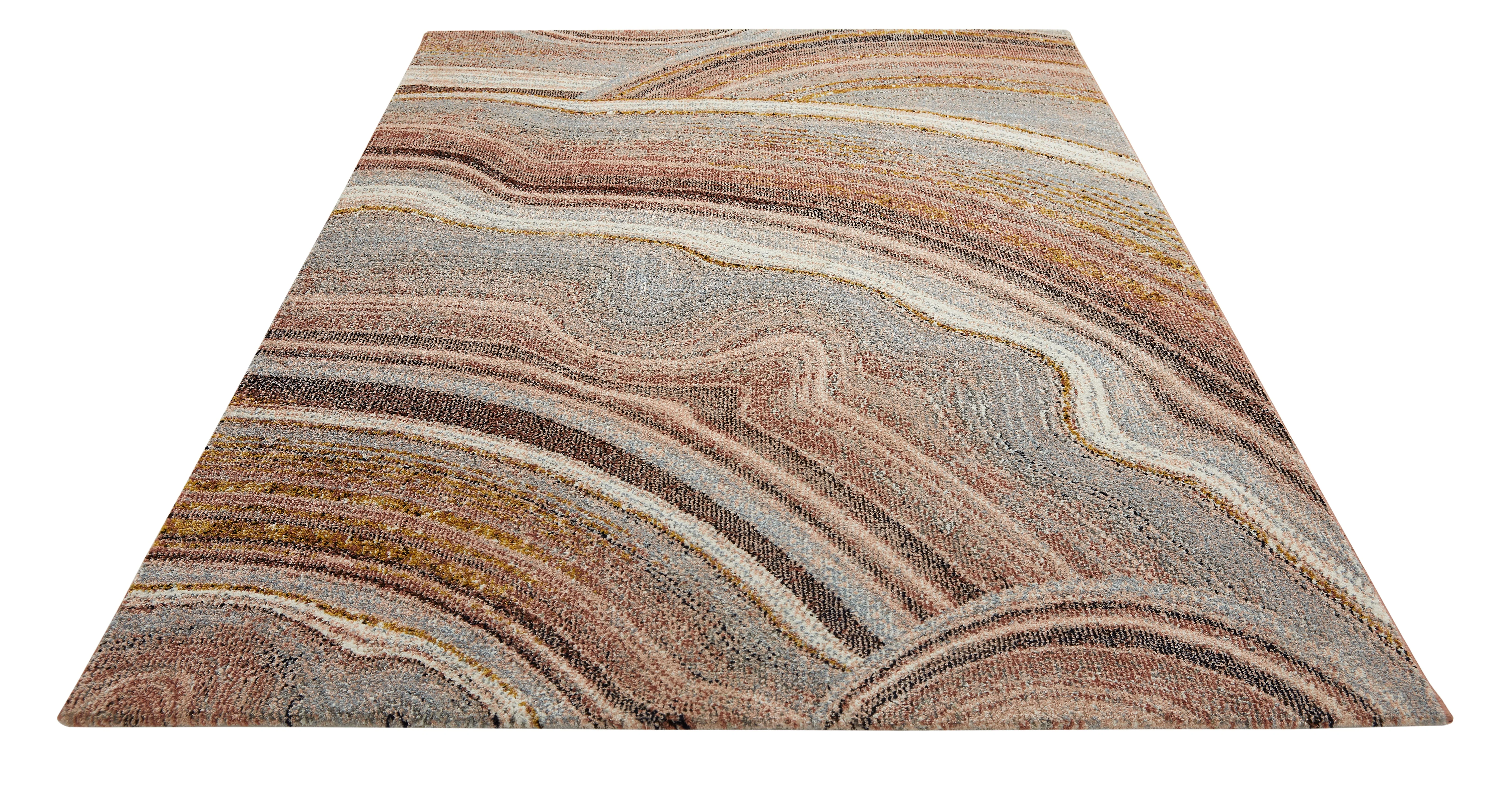 Nourison Amara Blush Grey AMA108 - Image 3